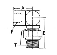 206801 Internal Pipe to SAE O-Ring Boss